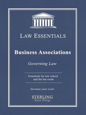 cover image of Business Associations, Law Essentials